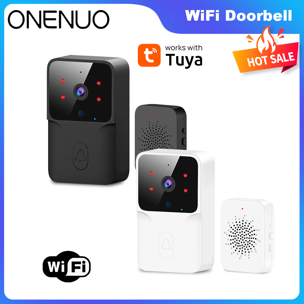 Home Security Front Door Camera - Tuya Wi-Fi видео дверной звонок Беспроводная