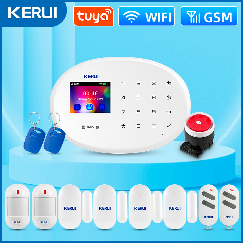 Home Security Front Door Camera - KERUI W202 Система сигнализации WIFI GSM