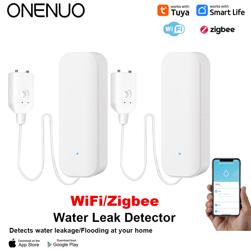 Home Security Monitoring - Датчик воды Wi-Fi/Zigbee Tuya, сигнализация об