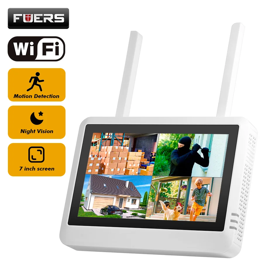 Home Security Recorder - Беспроводная система видеонаблюдения FUERS 8CH с