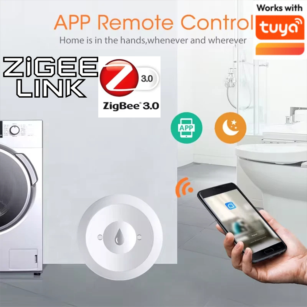 Home Security Monitoring - Датчик утечки воды Tuya ZigBee 3.0,