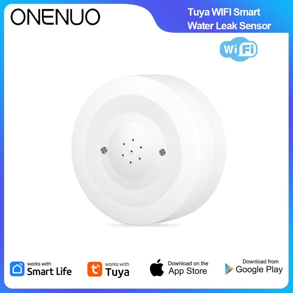 Home Security Monitoring - Датчик протечки воды ONENUO WiFi Tuya,