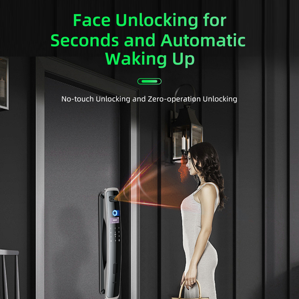 Home Security Front Door Camera - Умный дверной замок EGFirtor с распознаванием