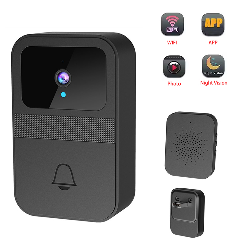 Home Security Front Door Camera - Видеодомофон Wi-Fi с записью фото, цифровой