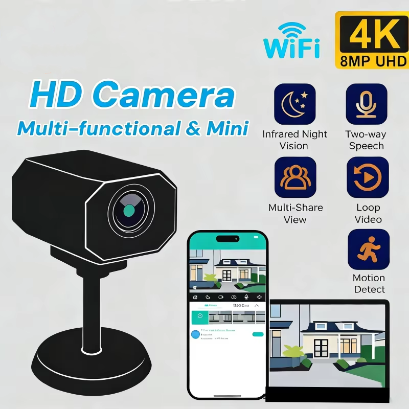 Home Security Recorder - 4K HD Wi-Fi камера безопасности для