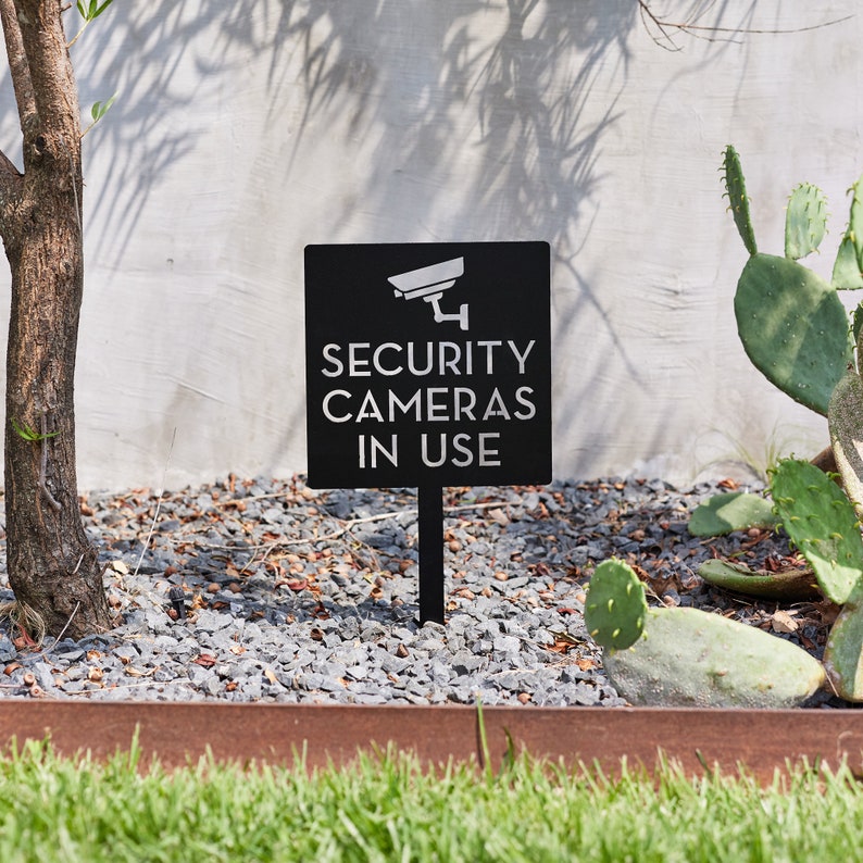 Знак безопасности для камеры в – обзор и цена Home Yard Security Cameras