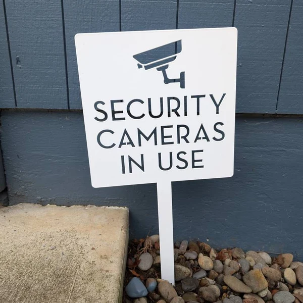 Знак безопасности для камеры в – обзор и цена Home Yard Security Cameras