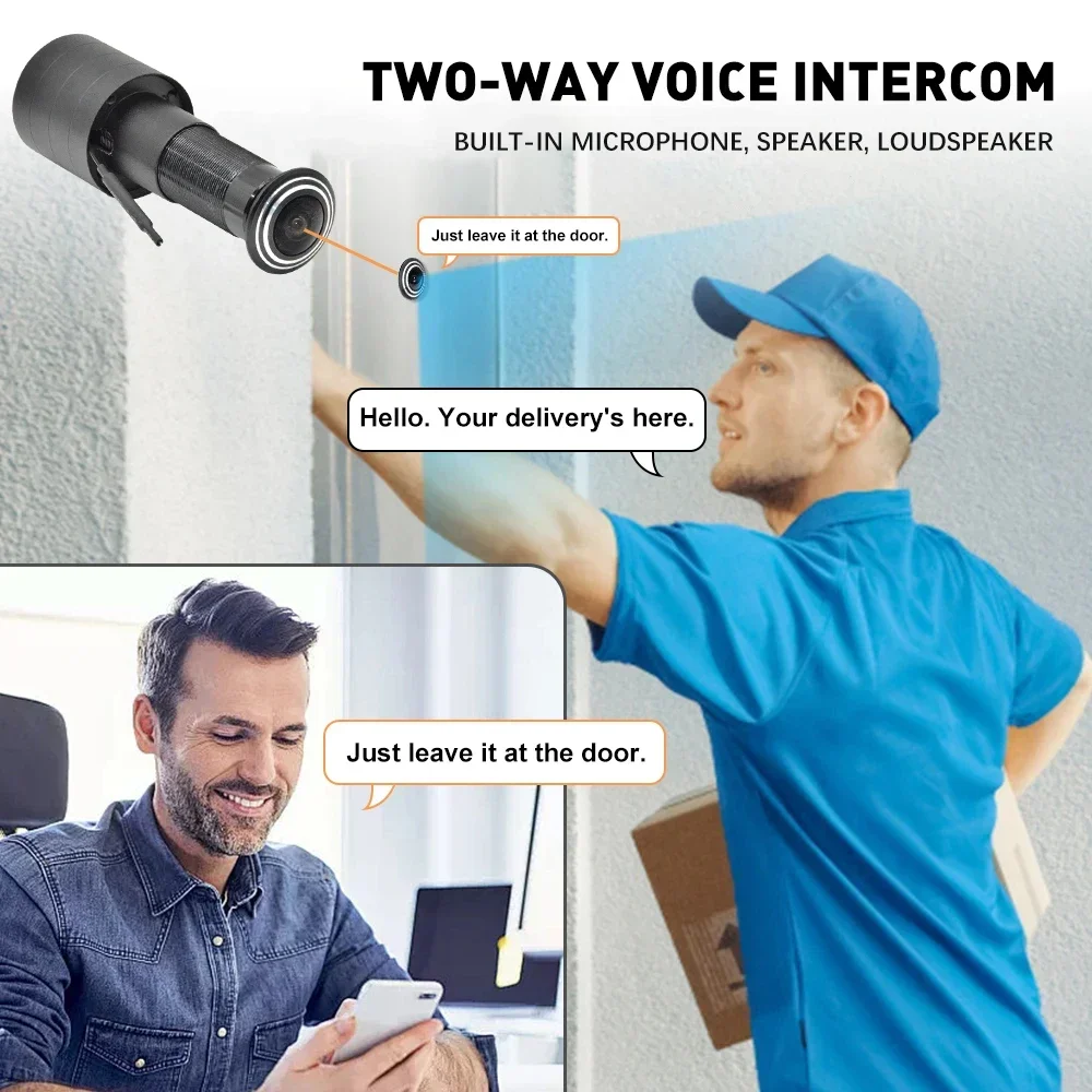 3 МП HD Wi-Fi видеоглазок 2.4G – обзор и цена Home Security Front Door Camera