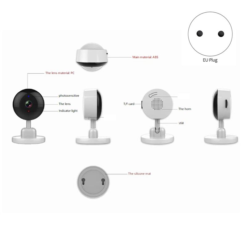 Умная Wi-Fi камера Tuya для по – обзор и цена Home Security Monitoring