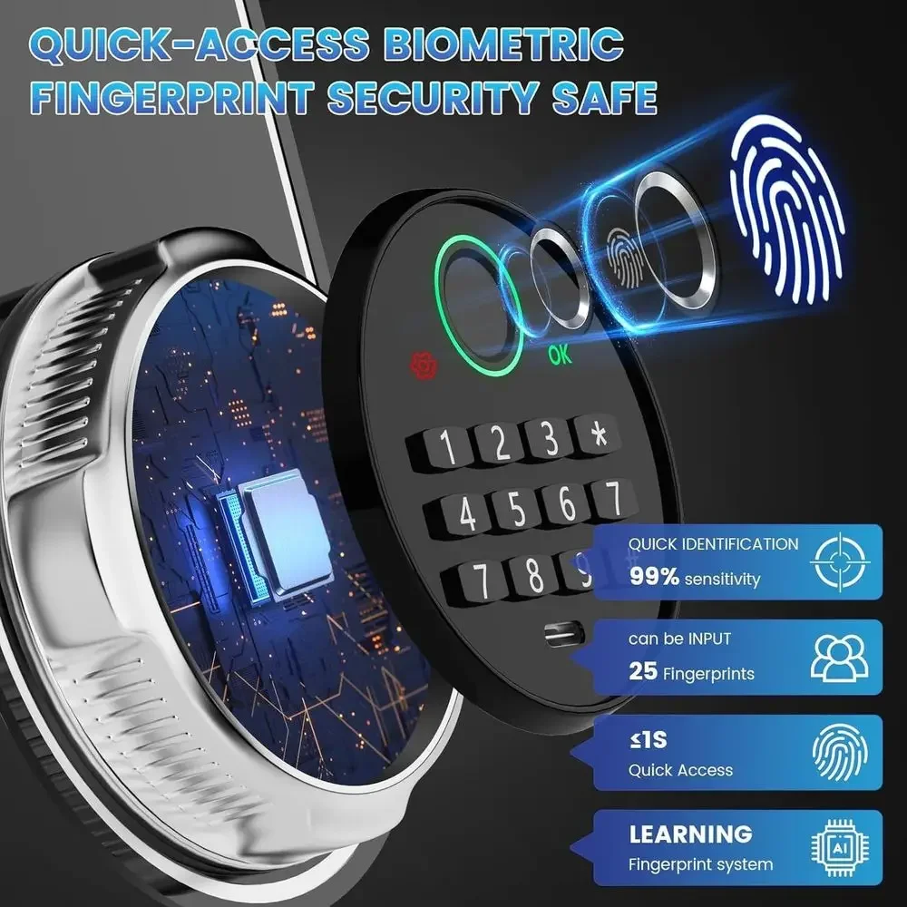 Биометрический сейф увеличенно – обзор и цена Home Security Officer