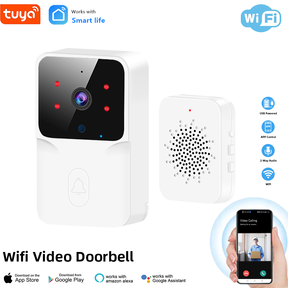 Tuya Wi-Fi видео дверной звоно – обзор и цена Home Security Front Door Camera