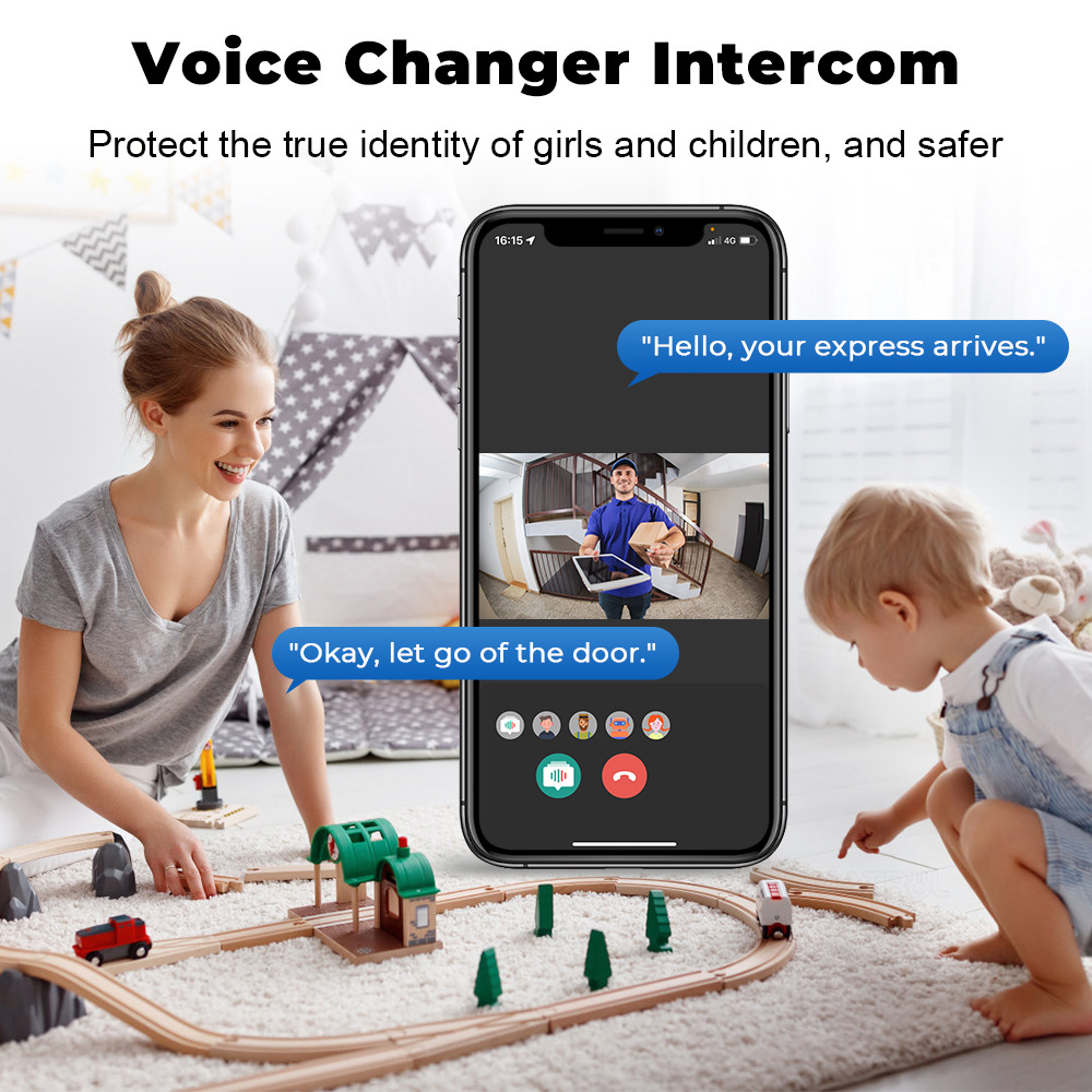 Tuya Wi-Fi видео дверной звоно – обзор и цена Home Security Front Door Camera