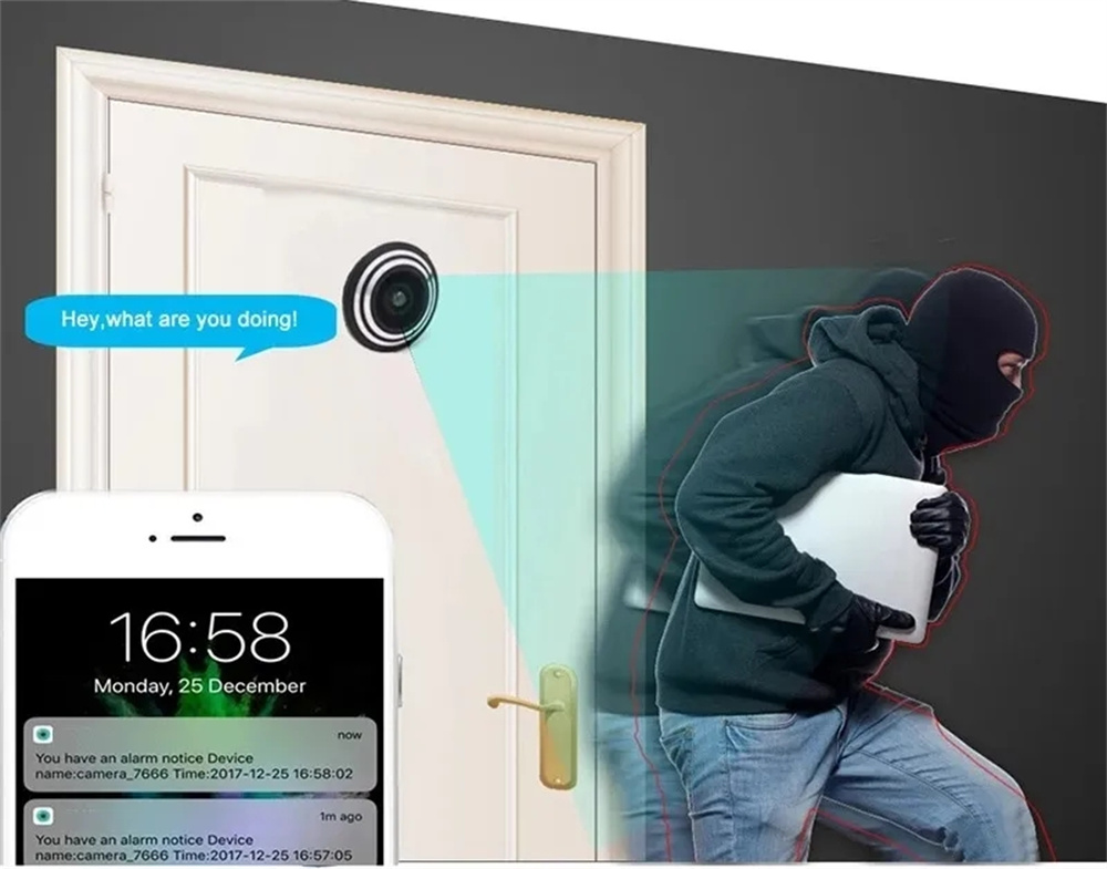 5G 2.4G WIFI 16 мм Tuya Wi-Fi  – обзор и цена Home Security Front Door Camera
