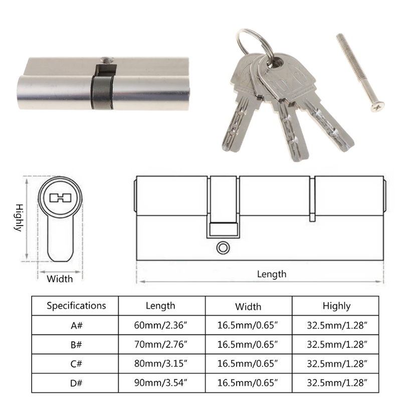 Цилиндровый замок для входной  – обзор и цена Home Security Locks