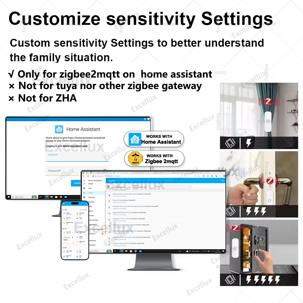 Умный датчик вибрации Zigbee,  – обзор и цена Home Security Monitoring