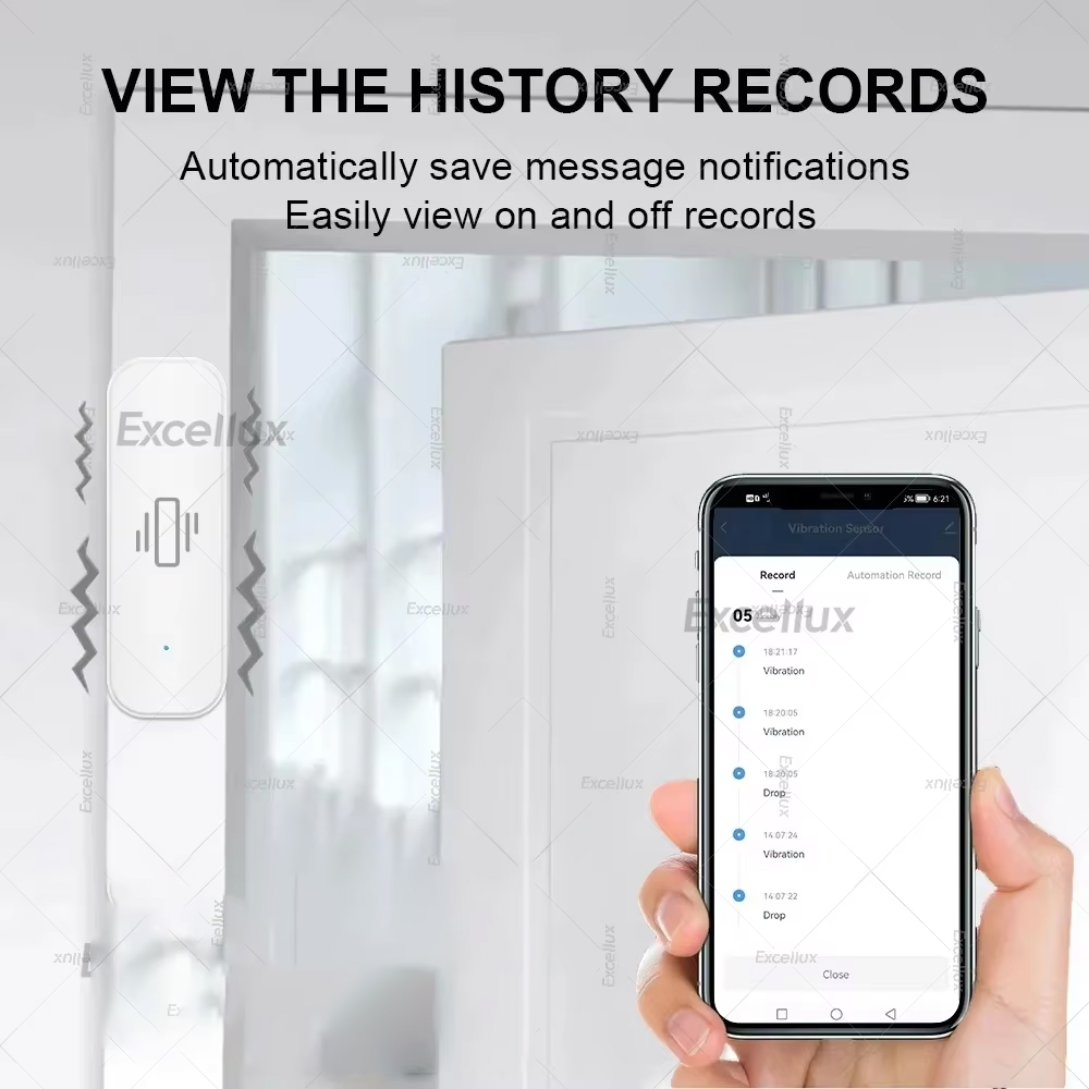 Умный датчик вибрации Zigbee,  – обзор и цена Home Security Monitoring