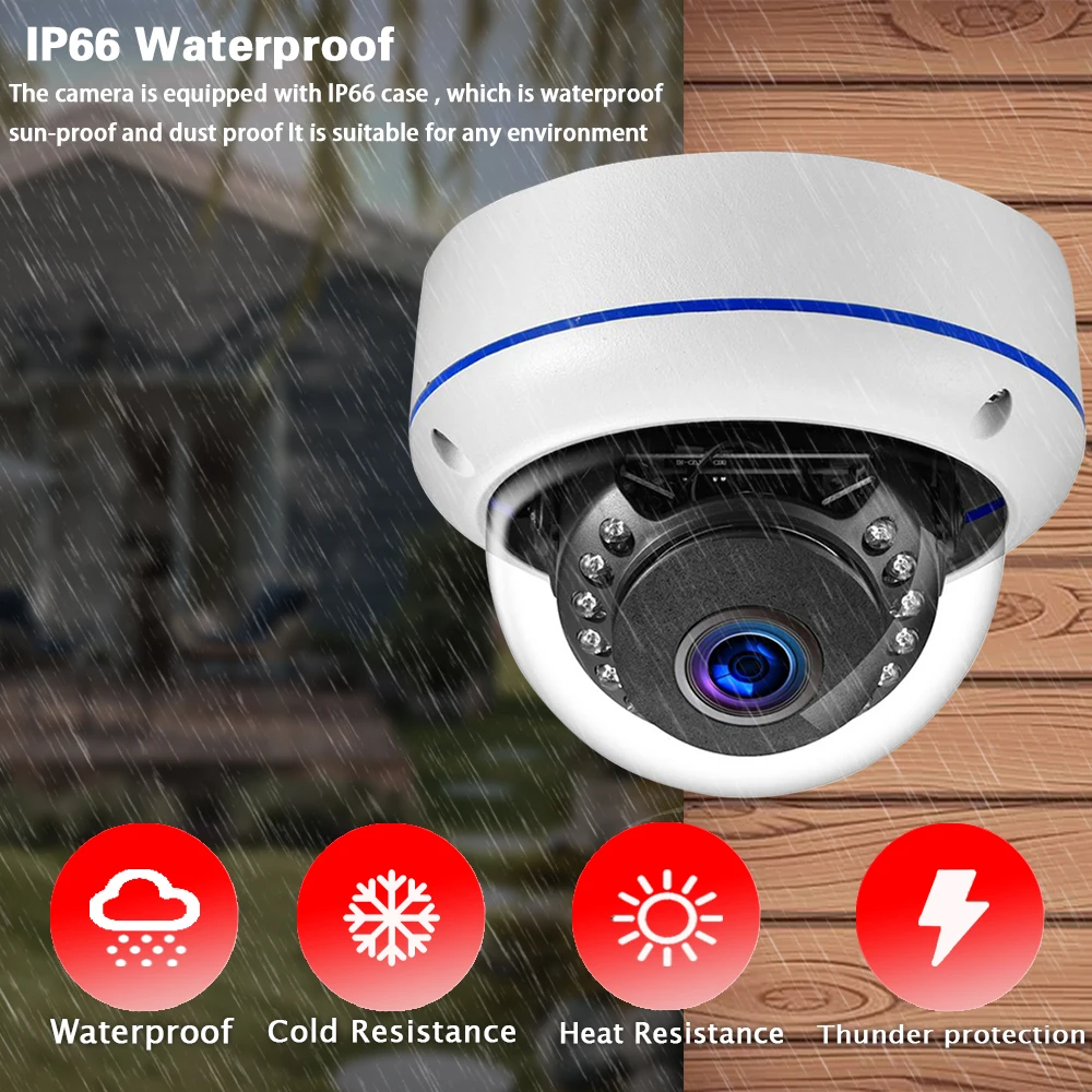 Купольная IP-камера Tuya 5MP P – обзор и цена Home Yard Security Cameras