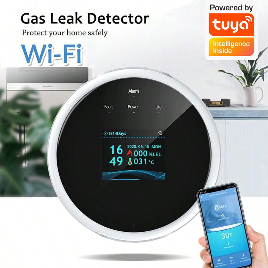 Датчик газа с Wi-Fi 2.4G, дете – обзор и цена Home Security Monitoring