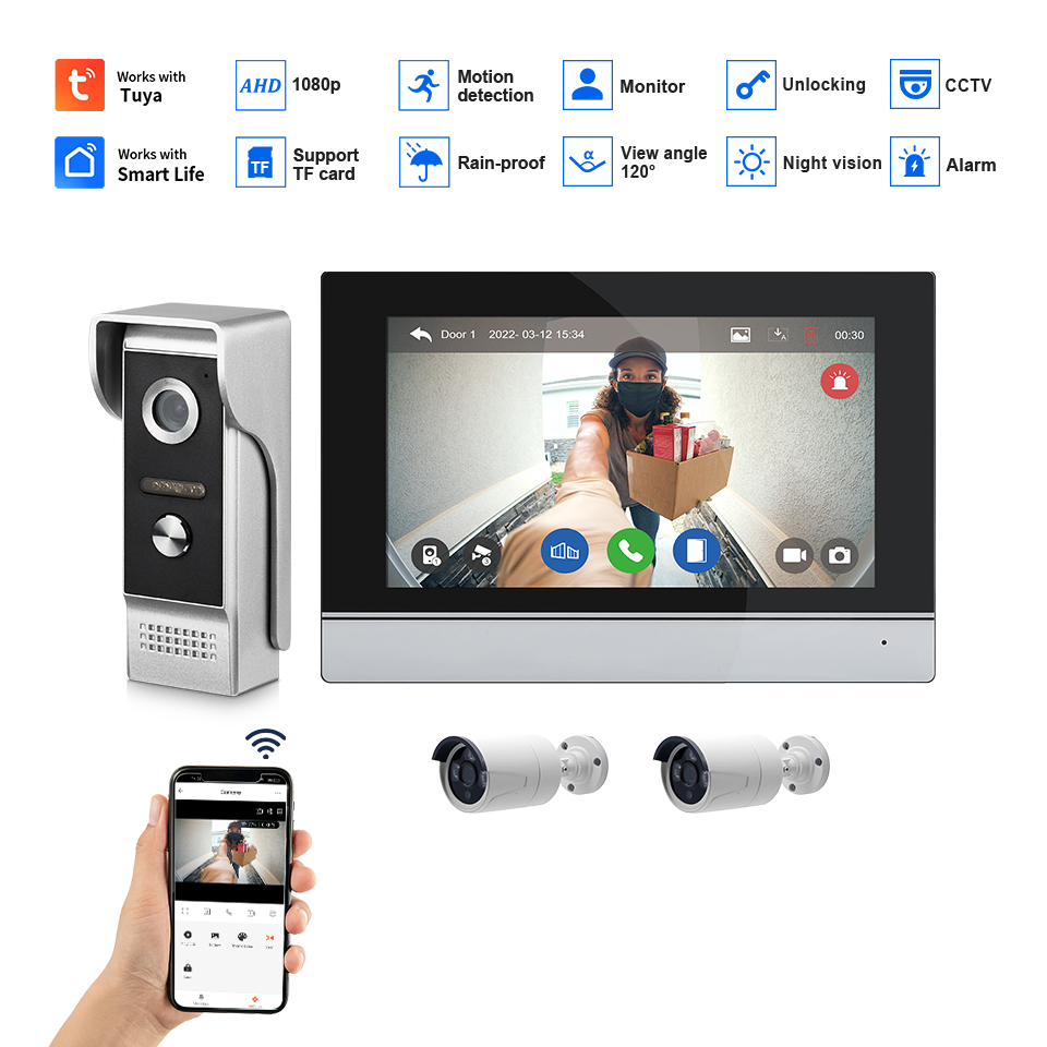 7-дюймовый IPS-экран, 2 МП, Tu – обзор и цена Home Security Recorder