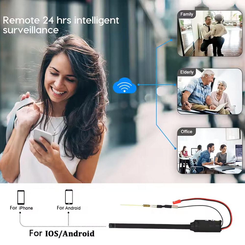 DIY Wi-Fi мини-камера модуль д – обзор и цена Home Security Recorder