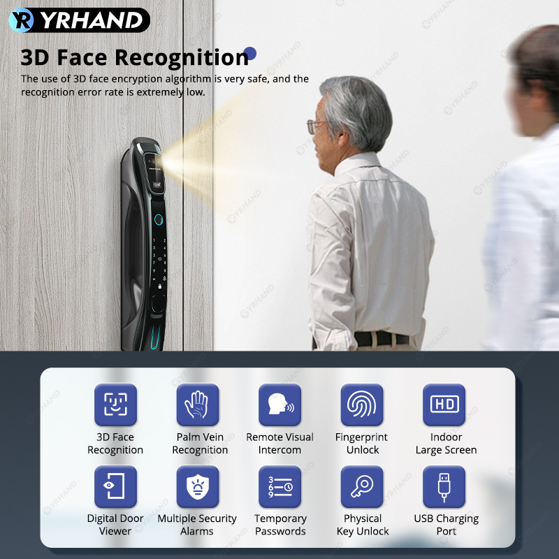Умный замок с 3D-распознавание – обзор и цена Home Security Keypad